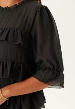 BUBBLEROOM Frill Short Dress