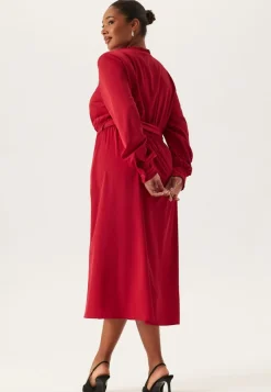 Happy Holly Frill Wrap Dress