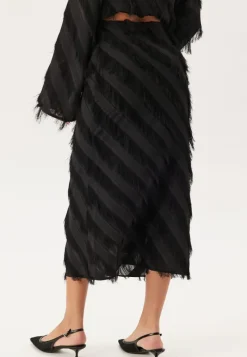 Bubbleroom Occasion Fringe Midi Skirt