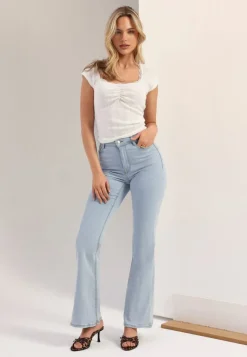 BUBBLEROOM High Flare Superstretch Jeans