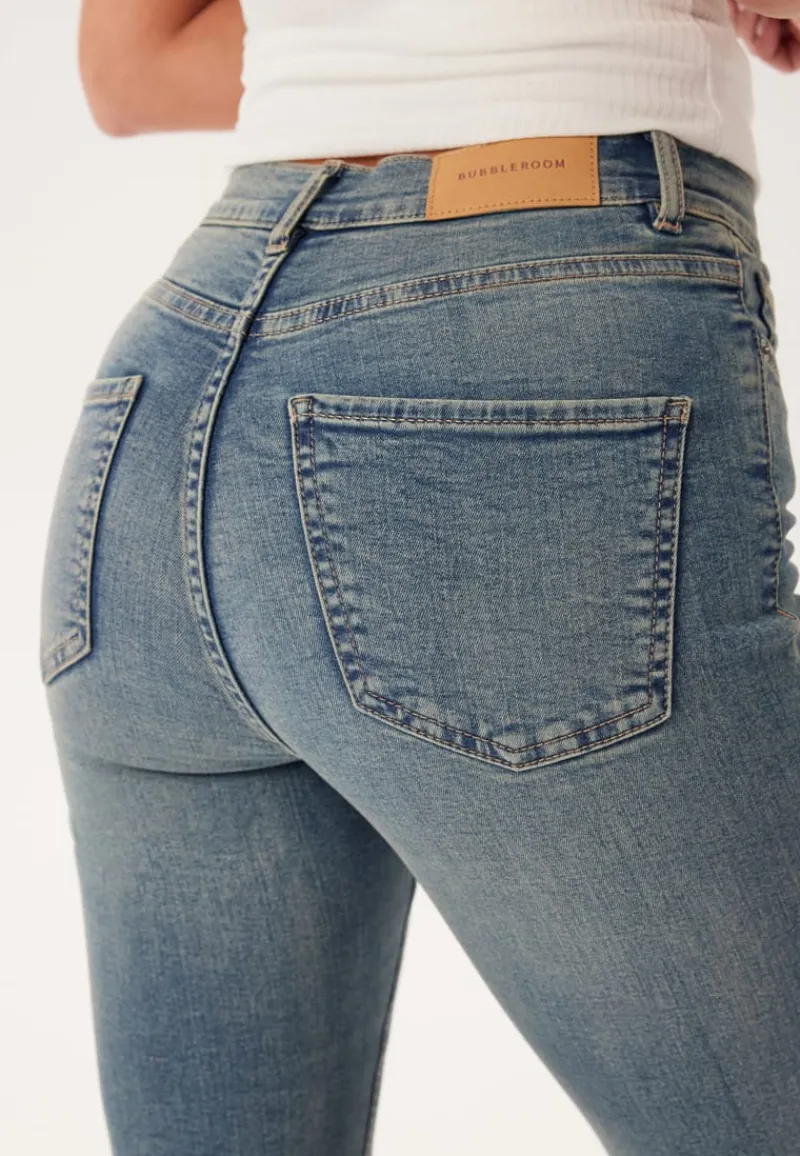 BUBBLEROOM High Flare Superstretch Jeans