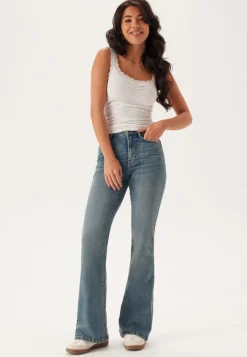BUBBLEROOM High Flare Superstretch Jeans