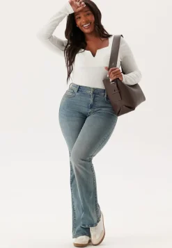 BUBBLEROOM High Flare Superstretch Jeans