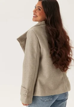 BUBBLEROOM High Neck Short Coat