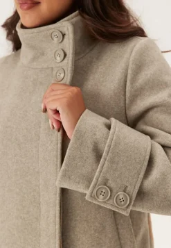 BUBBLEROOM High Neck Short Coat