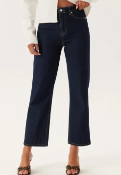 BUBBLEROOM High Straight Ankle Jeans