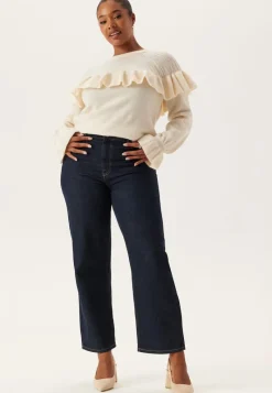 BUBBLEROOM High Straight Ankle Jeans