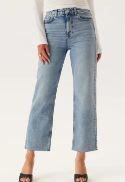 BUBBLEROOM High Straight Ankle Jeans