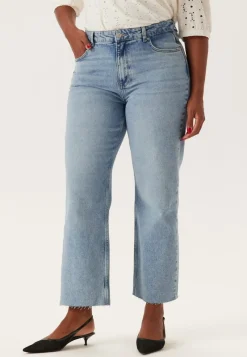 BUBBLEROOM High Straight Ankle Jeans