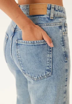 BUBBLEROOM High Straight Ankle Jeans