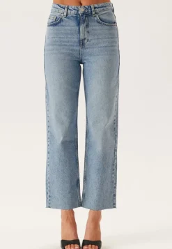BUBBLEROOM High Straight Ankle Jeans