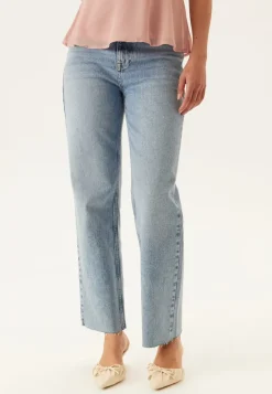 BUBBLEROOM High Straight Ankle Jeans