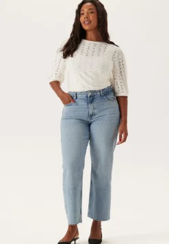 BUBBLEROOM High Straight Ankle Jeans
