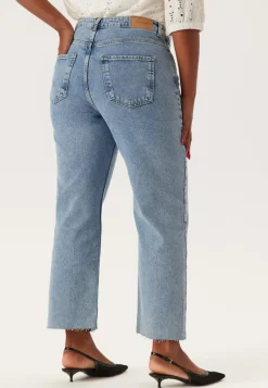 BUBBLEROOM High Straight Ankle Jeans