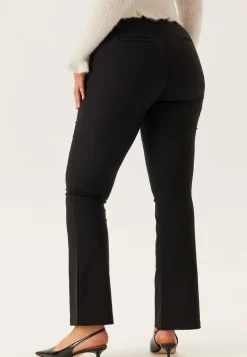 BUBBLEROOM High Waist Stretchy Flared Trousers