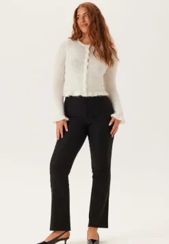 BUBBLEROOM High Waist Stretchy Flared Trousers