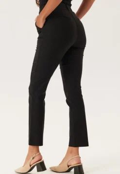 BUBBLEROOM High Waist Stretchy Front Pocket Trousers