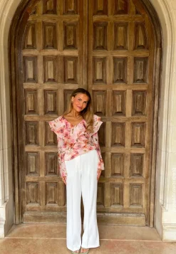 Happy Holly High Waist Wide Suit Pants