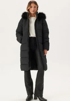 Happy Holly Hooded Padded Long Jacket