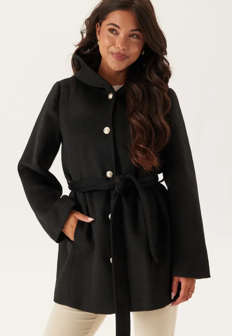 Chiara Forthi Hooded Wool Blend Coat