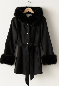 Chiara Forthi Hooded Wool Blend Coat