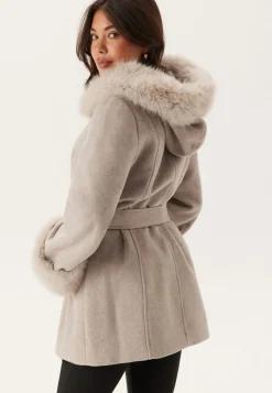 Chiara Forthi Hooded Wool Blend Coat