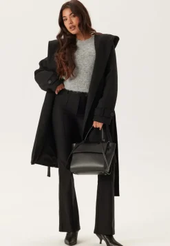 Happy Holly Hooded Wool Mix Coat