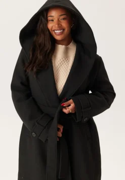 Happy Holly Hooded Wool Mix Coat