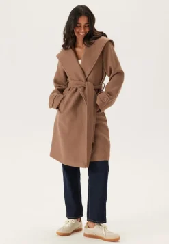 Happy Holly Hooded Wool Mix Coat