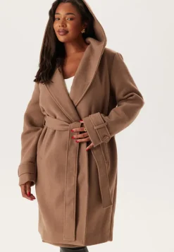 Happy Holly Hooded Wool Mix Coat