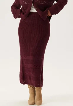 Happy Holly Knit Skirt