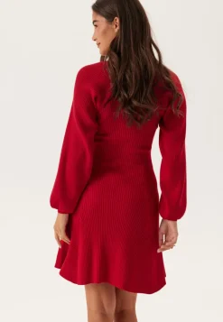 BUBBLEROOM Knitted Short Skater Dress