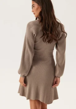 BUBBLEROOM Knitted Short Skater Dress