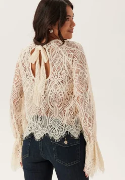 Emelie Olson X Bubbleroom Lace Bow Blouse