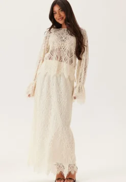 Emelie Olson X Bubbleroom Lace Bow Blouse