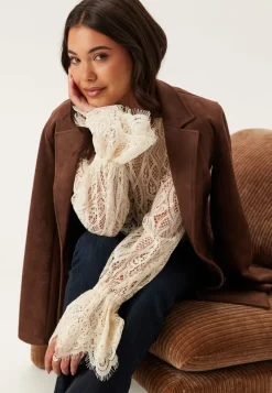 Emelie Olson X Bubbleroom Lace Bow Blouse