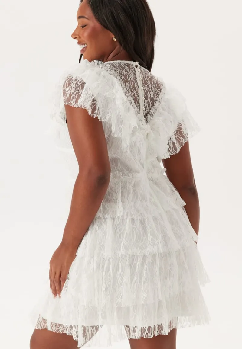 Bubbleroom Occasion Lace Frill Short Dress
