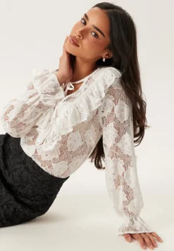 BUBBLEROOM Lace L/S Blouse