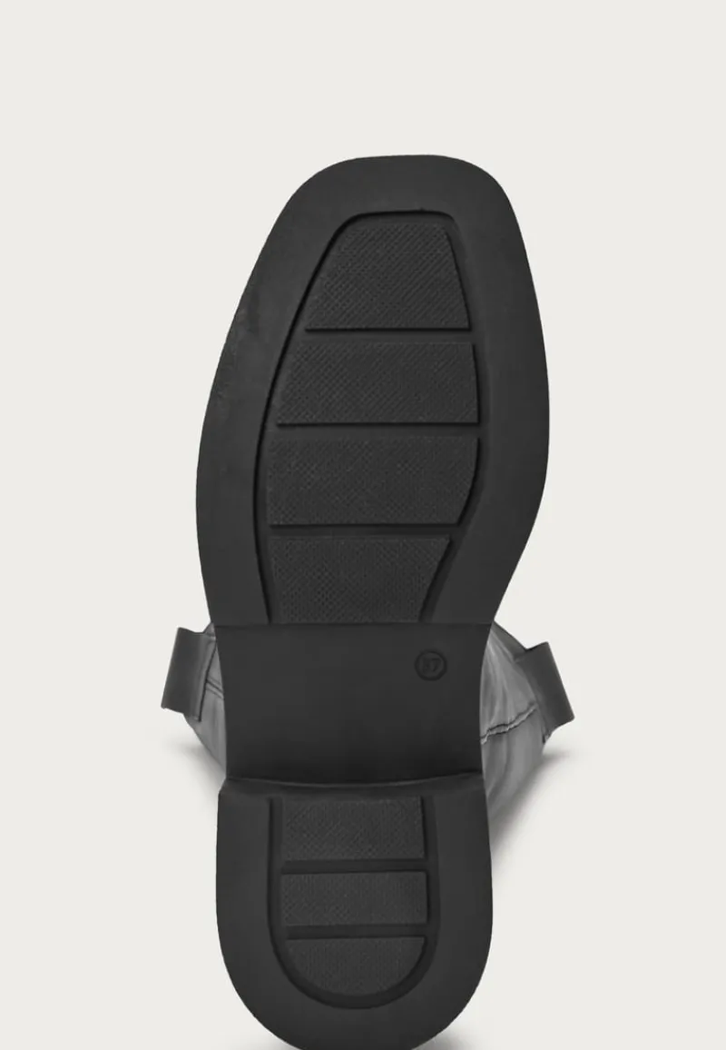 BUBBLEROOM Leather Knee High Boots