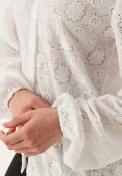 BUBBLEROOM Long Sleeve Button Blouse