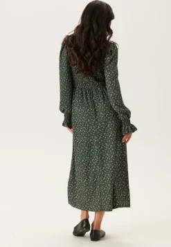 Happy Holly Long Sleeve Smock Dress