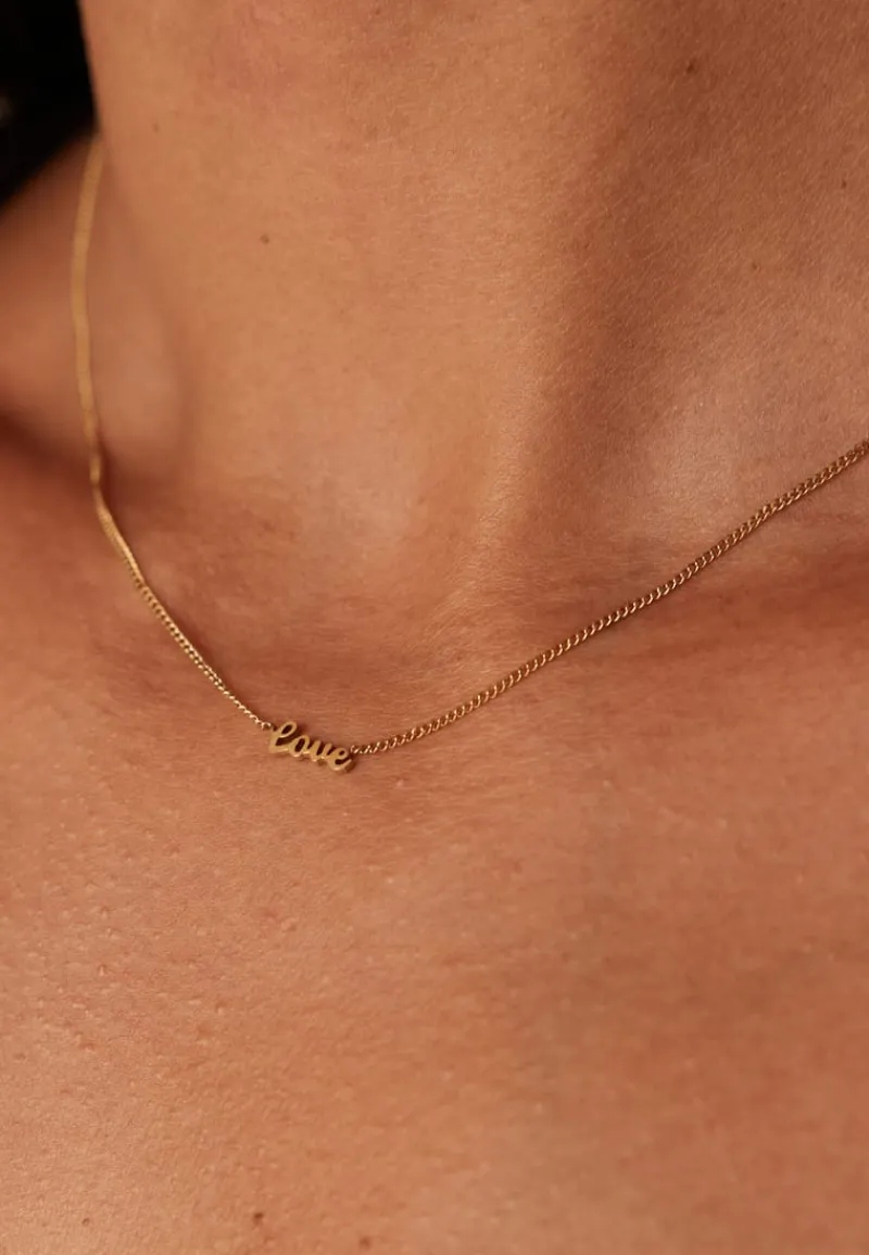 Pilgrim Love Necklace -plated