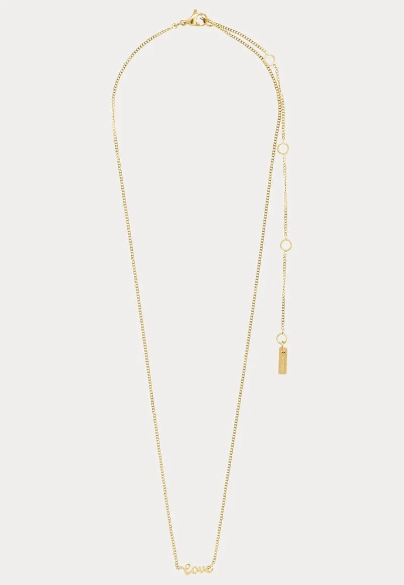 Pilgrim Love Necklace -plated