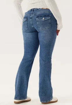 BUBBLEROOM Low Bootcut Flap Jeans