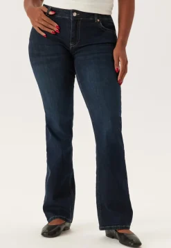 BUBBLEROOM Low Bootcut Flap Jeans