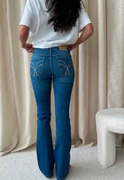 BUBBLEROOM Low Embroidery Pocket Jeans