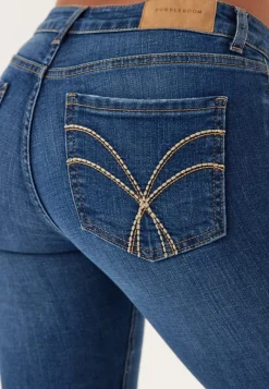 BUBBLEROOM Low Embroidery Pocket Jeans