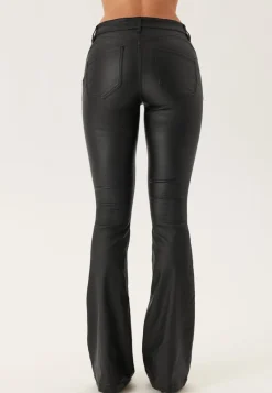 BUBBLEROOM Low Waist Push-up Coated Jeans