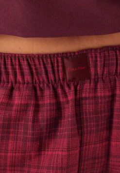 Calvin Klein Ls Tee Flannel Pant Set