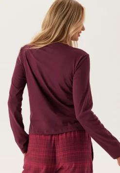 Calvin Klein Ls Tee Flannel Pant Set